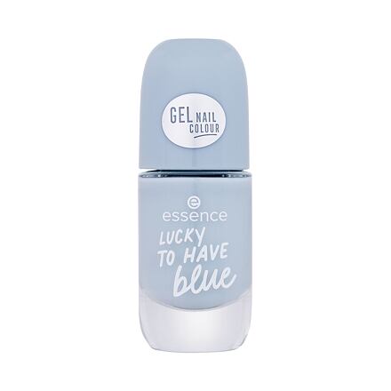 Essence Gel Nail Colour rychleschnoucí lak na nehty s lesklým efektem 8 ml odstín 39 lucky to have blue