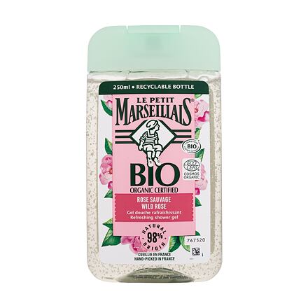 Le Petit Marseillais Bio Organic Certified Wild Rose Refreshing Shower Gel osvěžující sprchový gel 250 ml unisex