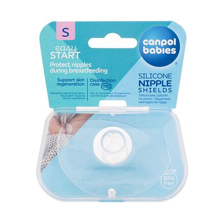 Canpol babies Easy Start Silicone Nipple Shields S silikonové chrániče bradavek při kojení 2 ks