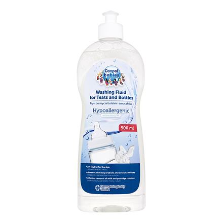 Canpol babies Washing Fluid For Teats And Bottles dezinfekční a čisticí prostředek na kojenecké lahve a savičky 500 ml