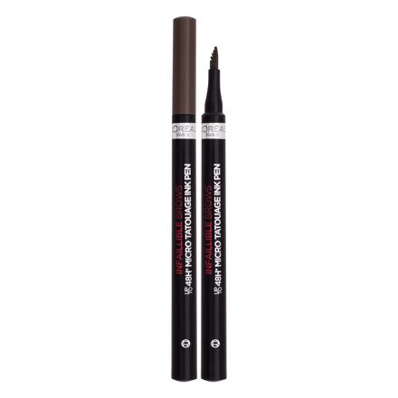 L'Oréal Paris Infaillible Brows 48H Micro Tatouage Ink Pen fix na obočí 1 g odstín 3.0 Brunette