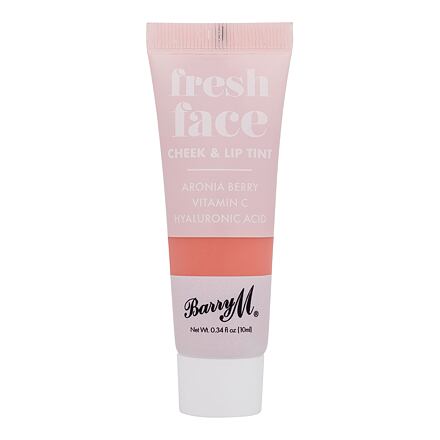 Barry M Fresh Face Cheek & Lip Tint hydratační a rozjasňující tvářenka a rtěnka 2v1 10 ml odstín Peach Glow