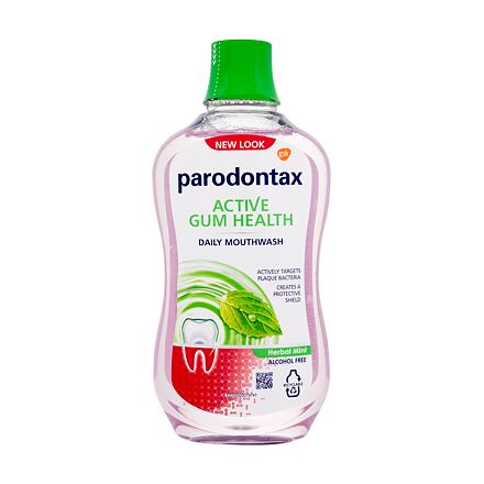 Parodontax Active Gum Health Herbal Mint ústní voda s příchutí máty k ochraně dásní 500 ml