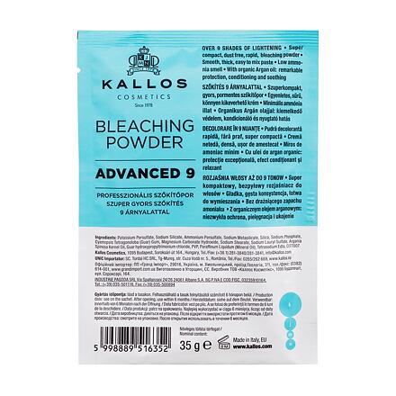 Kallos Cosmetics KJMN Advanced 9 Bleaching Powder melírovací a zesvětlující prášek 35 g pro ženy