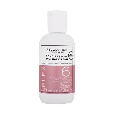 Revolution Haircare London Plex 6 Bond Restore Styling Cream bezoplachový krém pro ochranu vlasů 100 ml pro ženy