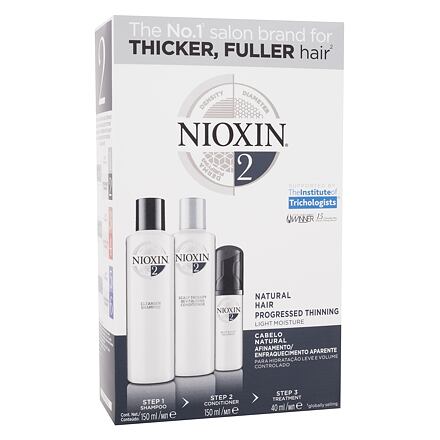 Nioxin System 2 : šampon System 2 Cleanser Shampoo 150 ml + kondicionér System 2 Revitalising Conditioner 150 ml + vlasová péče System 2 Scalp & Hair Treatment 40 ml pro ženy