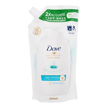 Dove Care & Protect Deep Cleansing Hand Wash tekuté mýdlo na ruce s antibakteriálním účinkem 500 ml pro ženy