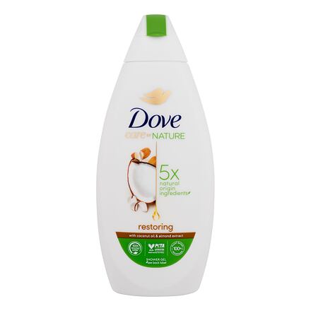 Dove Care By Nature Restoring Shower Gel vyživující, hydratační a obnovující sprchový gel 400 ml pro ženy