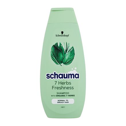 Schwarzkopf Schauma 7 Herbs Freshness Shampoo osvěžující šampon s bylinkami 400 ml pro ženy