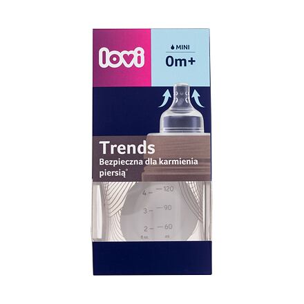 LOVI Harmony Trends Bottle 0m+ kojenecká lahev 120 ml