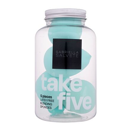 Gabriella Salvete Take Five bezlatexové houbičky na make-up 5 ks odstín modrá