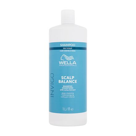Wella Professionals Invigo Scalp Balance Oily Scalp Shampoo hloubkově čisticí šampon pro mastné vlasy 1000 ml pro ženy