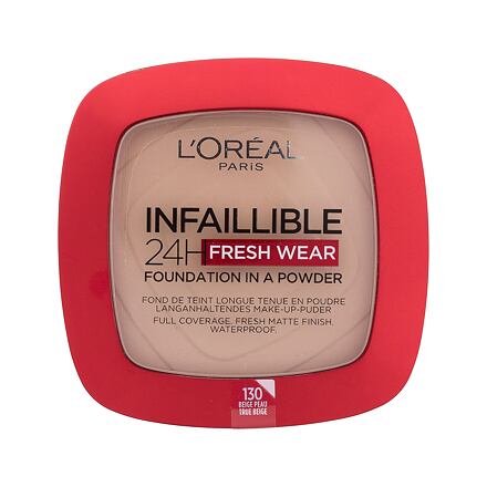 L'Oréal Paris Infaillible 24H Fresh Wear Foundation In A Powder dlouhotrvající pudrový make-up 9 g odstín 130 True Beige
