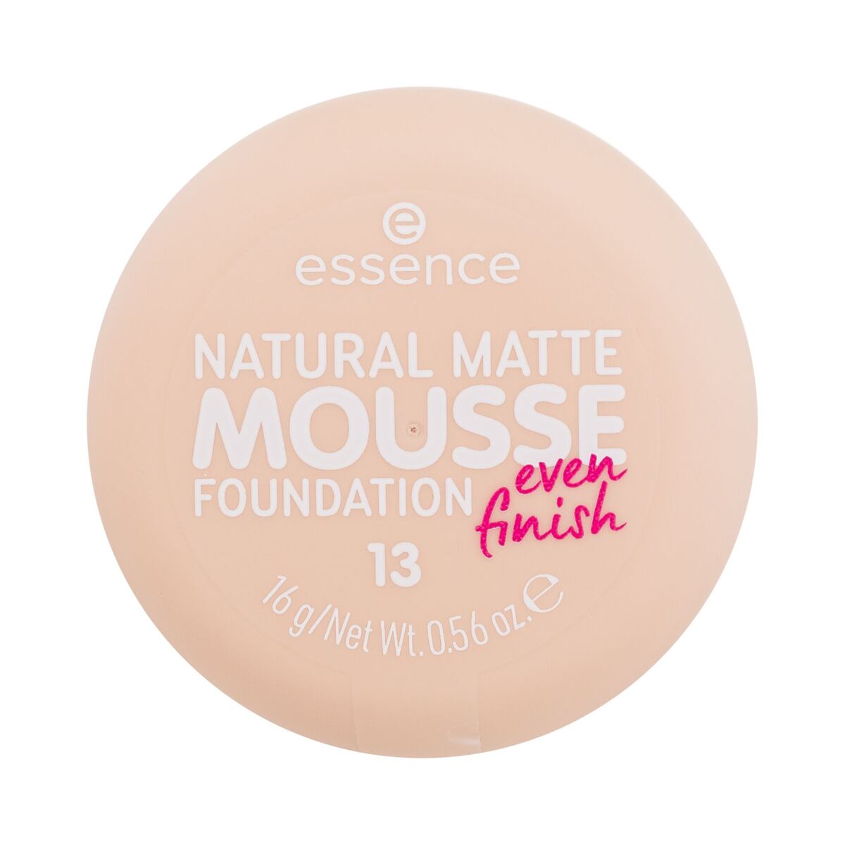 Essence Natural Matte Mousse pěnový make-up pro matný vzhled 16 g odstín 13