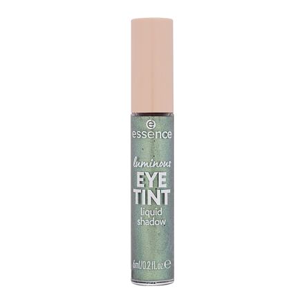 Essence Luminous Eye Tint Liquid Shadow tekuté oční stíny s třpytivým efektem 6 ml odstín 06 Sparkly Jade