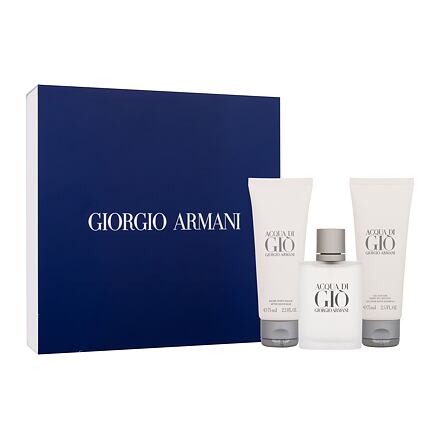 Giorgio Armani Acqua di Giò Pour Homme : EDT 50 ml + balzám po holení 75 ml + sprchový gel 75 ml pro muže