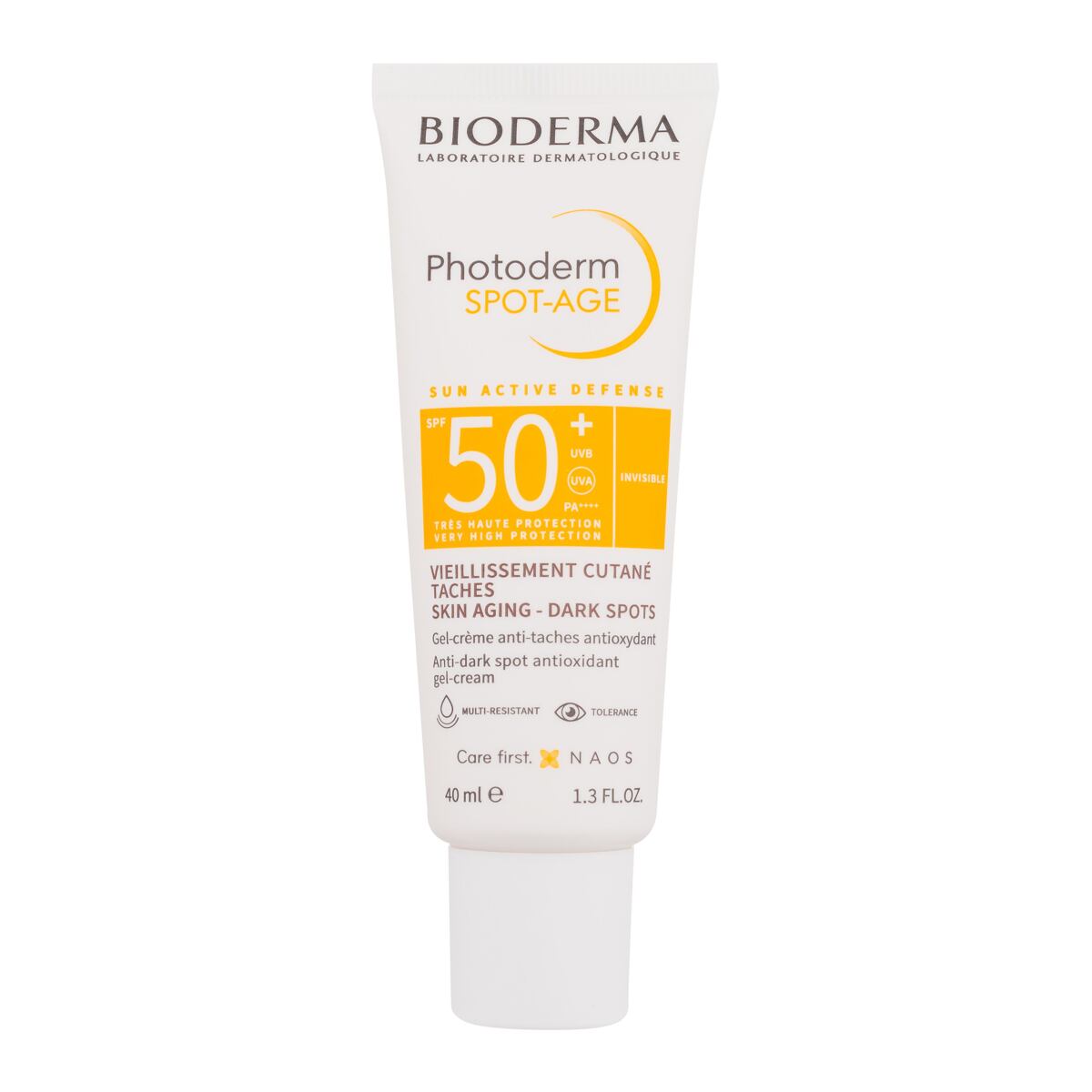 BIODERMA Photoderm Spot-Age SPF50+ antioxidační opalovací pleťový krém proti vráskám a pigmentovým skvrnám 40 ml 40 ml unisex