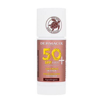 Dermacol Sun Cream In Stick SPF50+ voděodolná tyčinka na opalování 24 g unisex