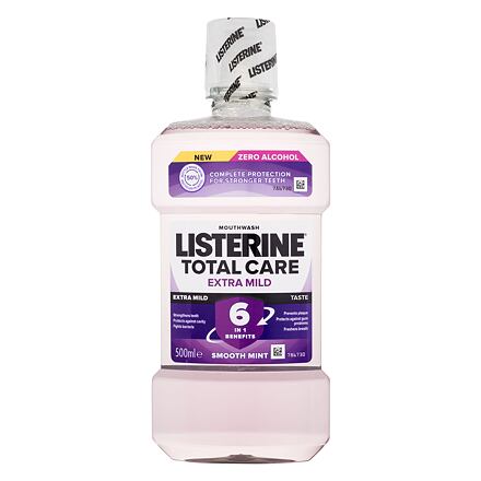 Listerine Total Care Extra Mild Taste Smooth Mint ústní voda 500 ml