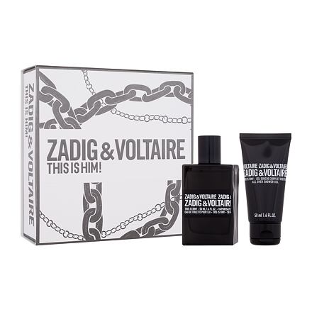 Zadig & Voltaire This is Him! dárková sada toaletní voda 50 ml + sprchový gel 50 ml pre mužov