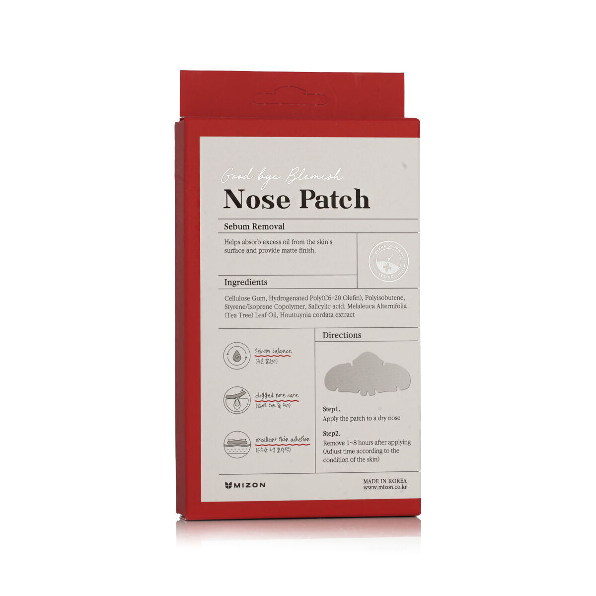 Mizon Good Bye Blemish Nose Patch maska na nos proti černým tečkám 10 ks 10 ks