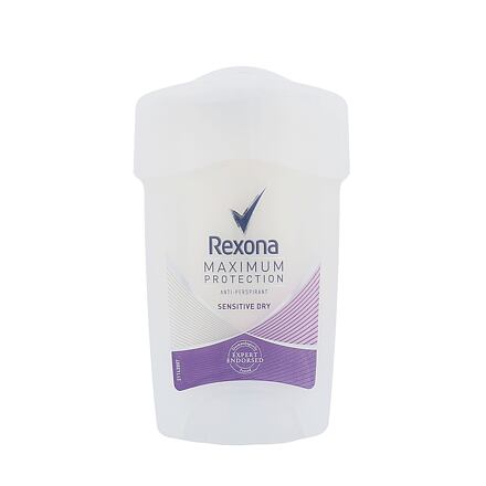 Rexona Maximum Protection Sensitive Dry krémový deodorant antiperspirant 45 ml pro ženy
