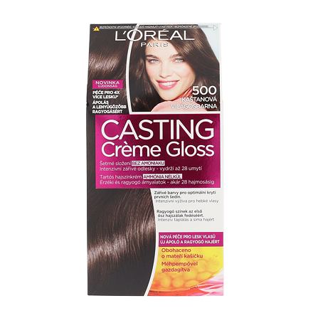 L'Oréal Paris Casting Creme Gloss barva na vlasy 48 ml odstín 500 Medium Brown pro ženy