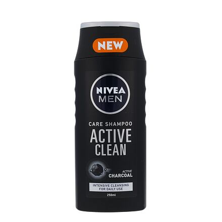 Nivea Men Active Clean šampon s aktivním uhlím 250 ml pro muže