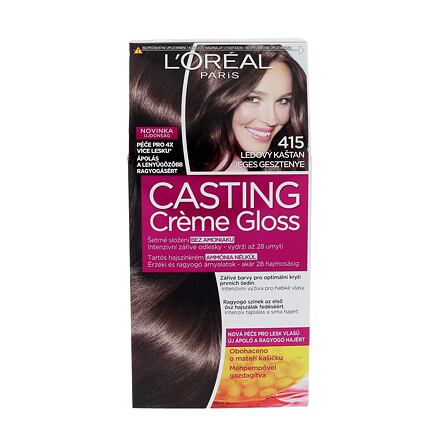 L'Oréal Paris Casting Creme Gloss barva na vlasy 48 ml odstín 415 Iced Chestnut pro ženy