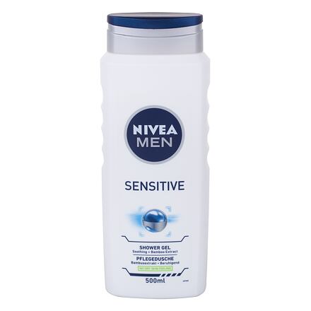 Nivea Men Sensitive sprchový gel na tělo, obličej a vlasy 500 ml pro muže