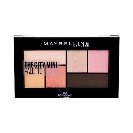 Maybelline The City Mini paletka šesti dramatických očních stínů 6 g odstín 430 Downtown Sunrise