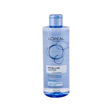 L'Oréal Paris Micellar Water micelární voda pro citlivou, normální a smíšenou pleť 400 ml pro ženy