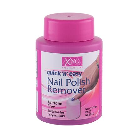 Xpel Nail Care Quick 'n' Easy Acetone Free odlakovací tamponky na nehty bez acetonu 75 ml