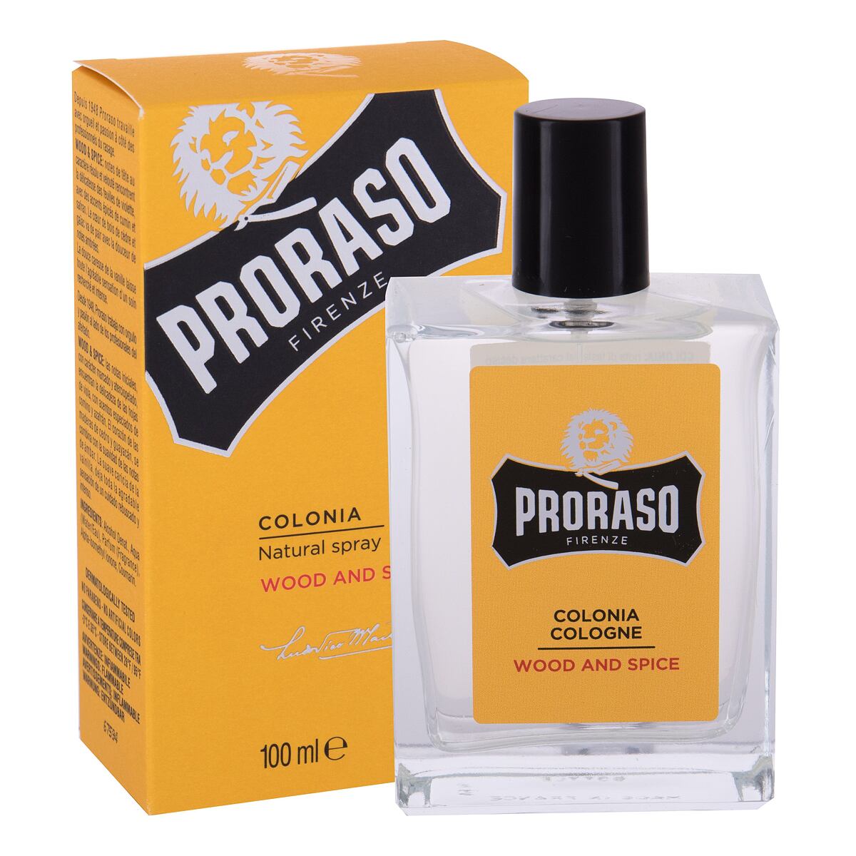 PRORASO Wood & Spice 100 ml kolínská voda pro muže