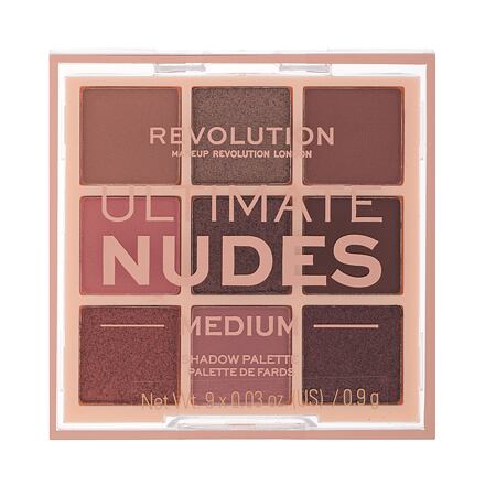 Makeup Revolution London Ultimate Nudes paletka očních stínů 8.1 g odstín Medium