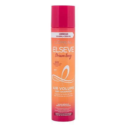 L'Oréal Paris Elseve Dream Long Air Volume Dry Shampoo osvěžující suchý šampon 200 ml pro ženy