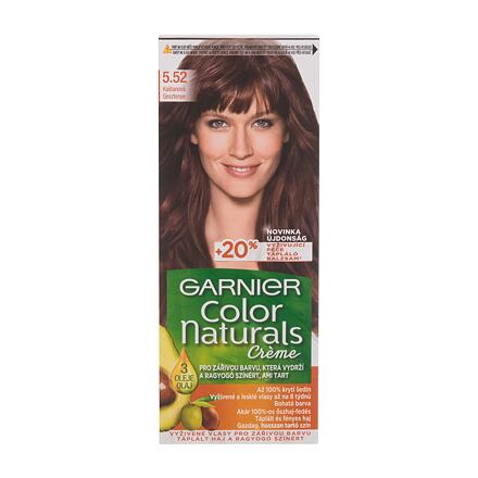 Garnier Color Naturals Créme permanentní zářivá barva na vlasy 40 ml odstín 5,52 Chestnut pro ženy