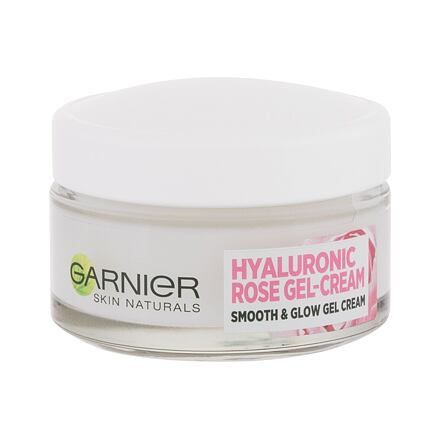 Garnier Skin Naturals Hyaluronic Rose Gel-Cream zjemňující a rozjasňující pleťový gelový krém 50 ml pro ženy