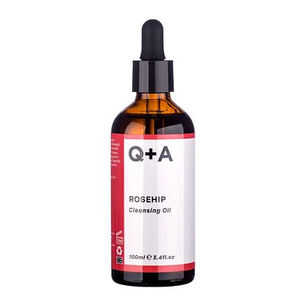 Q+A Rosehip hydratační a pečující čisticí olej 100 ml pro ženy