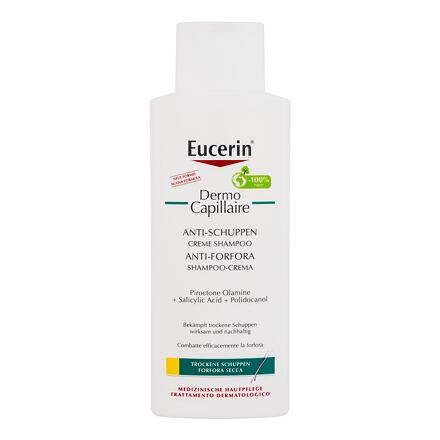 Eucerin DermoCapillaire Anti-Dandruff Creme krémový šampon proti suchým lupům 250 ml pro ženy