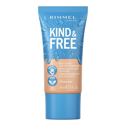 Rimmel London Kind & Free Skin Tint Foundation hydratační make-up 30 ml odstín 10 Rose Ivory