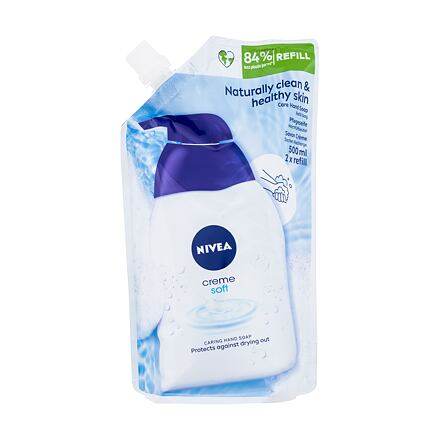 Nivea Creme Soft Care Soap Refill tekuté mýdlo 500 ml pro ženy