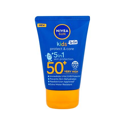 Nivea Sun Kids Protect & Care Sun Lotion 5 in 1 SPF50+ voděodolné opalovací mléko 5 v 1 50 ml