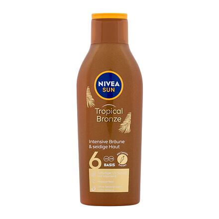 Nivea Sun Tropical Bronze Milk SPF6 voděodolné mléko na opalování s karotenem 200 ml