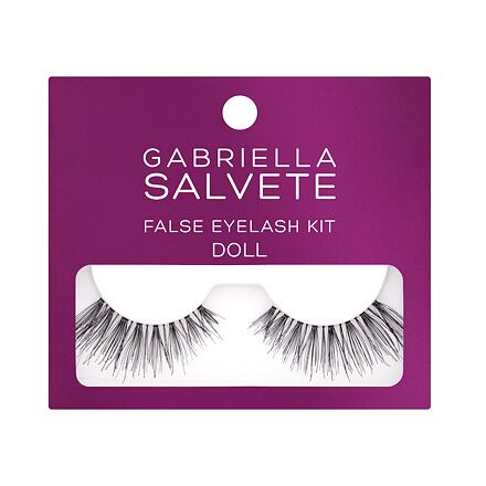 Gabriella Salvete False Eyelash Kit Doll : umělé řasy 1 pár + lepidlo na řasy 1 g