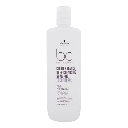 Schwarzkopf Professional BC Bonacure Clean Balance Tocopherol Shampoo hloubkově čisticí šampon 1000 ml pro ženy