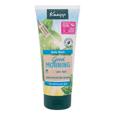 Kneipp Good Morning Body Wash Lime & Basil energizující sprchový gel s vůní bazalky a limetky 200 ml pro ženy