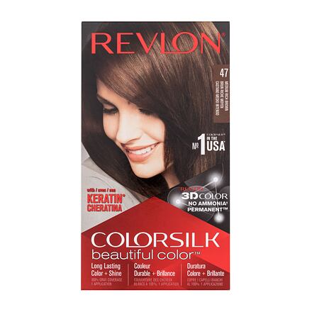 Revlon Colorsilk Beautiful Color barva na vlasy na barvené vlasy na všechny typy vlasů 59.1 ml odstín 47 Medium Rich Brown pro ženy