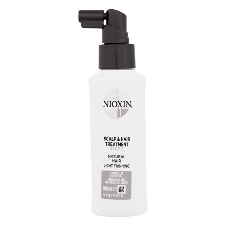 Nioxin System 1 Scalp & Hair Treatment objemová bezoplachová péče pro jemné a řídnoucí vlasy 100 ml