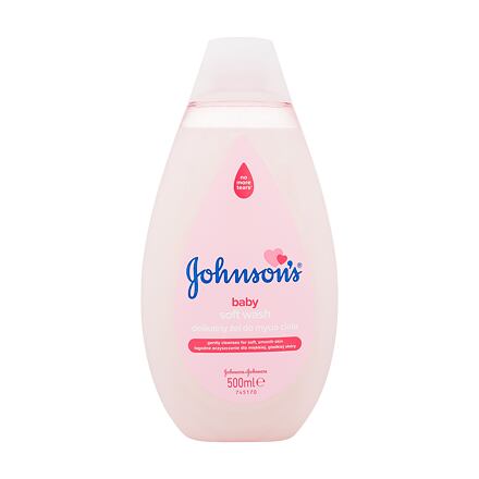 Johnson´s Baby Soft Wash šetrný mycí gel pro jemnou pokožku 500 ml pro děti